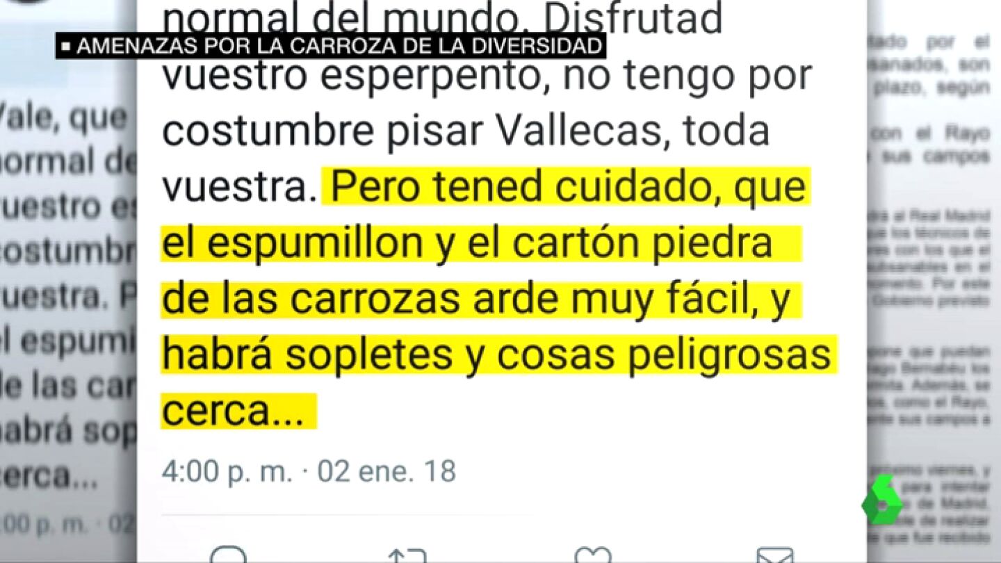 Amenazas de muerte a una dragg por querer participar en una cabalgata