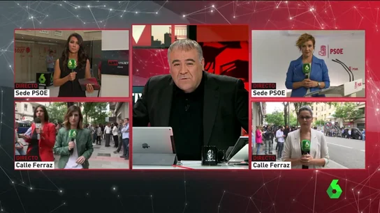 El especial de Al Rojo Vivo en las primarias del PSOE El especial de Al Rojo Vivo en las primarias del PSOE