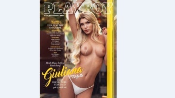 Giuliana Farfalla, primera transexual portada de Playboy Alemania