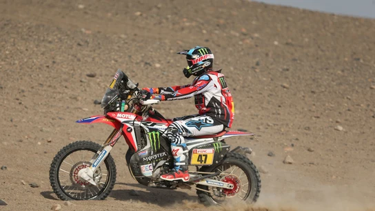 Kevin Benavides, en acción durante una etapa del Dakar Kevin Benavides, en acción durante una etapa del Dakar