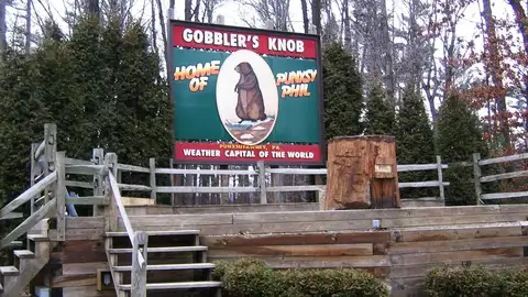 Gobbler's Knob Qué sería un viaje a Punxsutawney sin visitar a Phil. Llega el día de la marmota