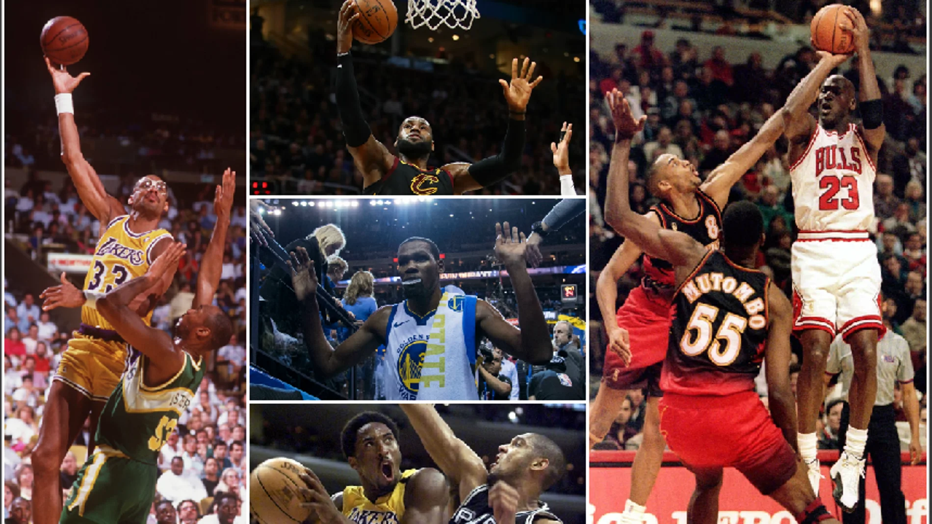 Durant, junto a otros grandes anotadores de la historia de la NBA