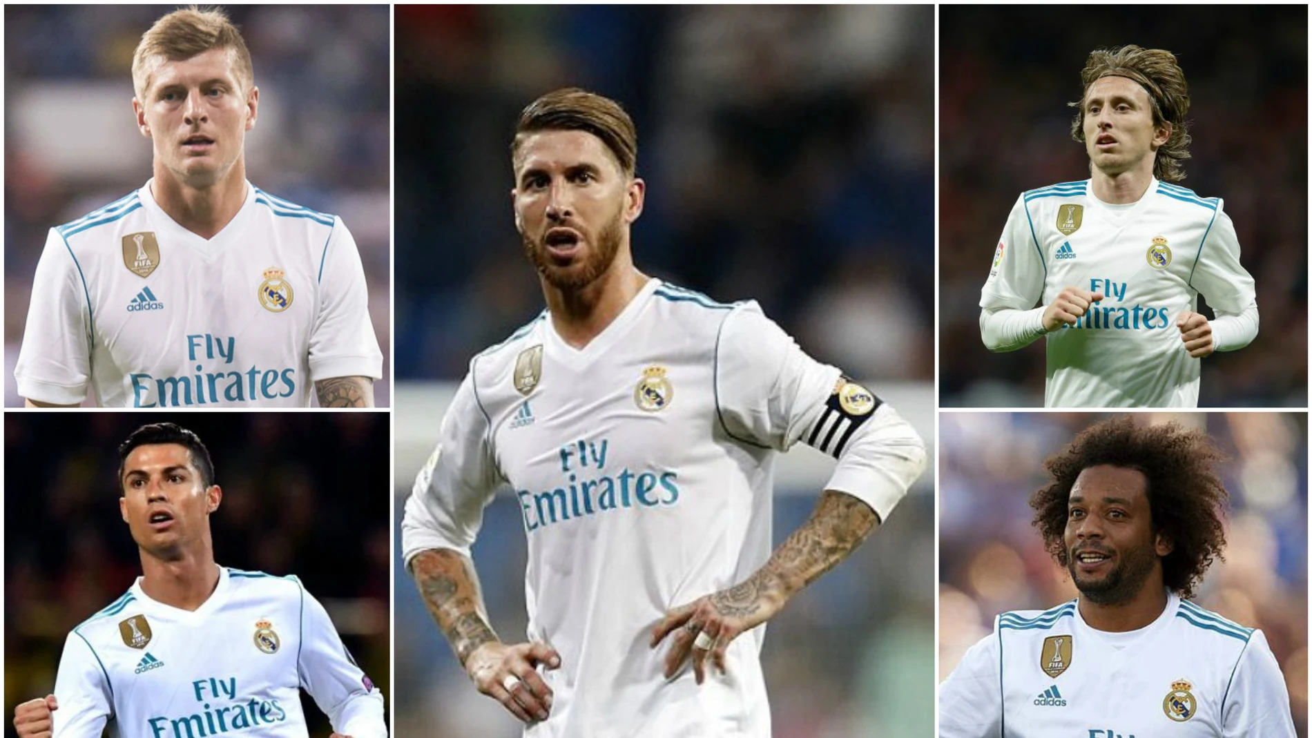 Jugadores del Madrid presentes en el once ideal de la UEFA