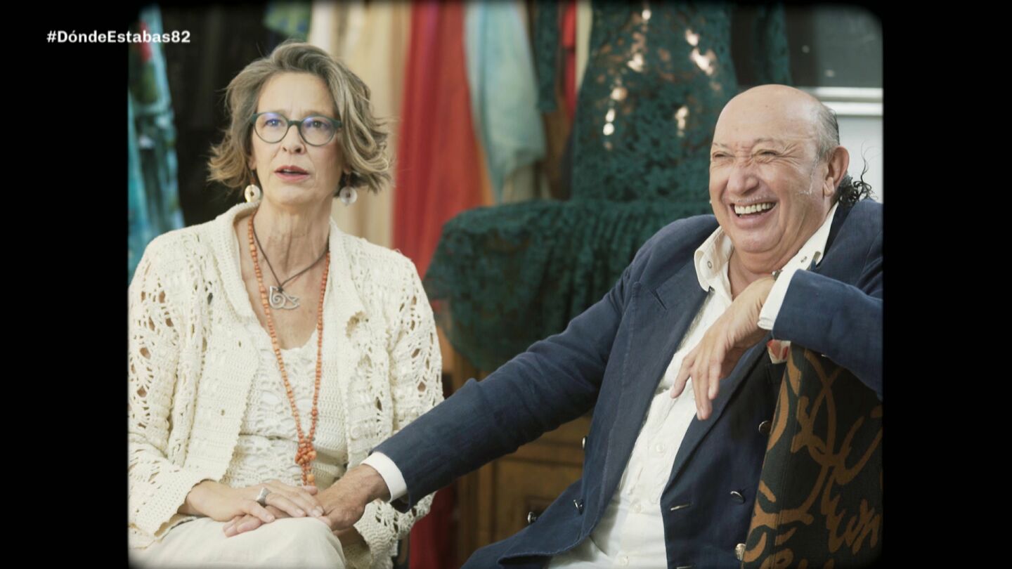 Paola Domingu&iacute;n y Francis Montesinos