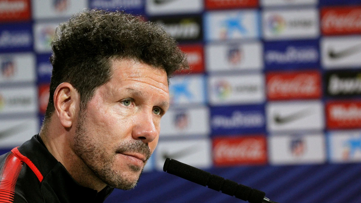 Simeone, en rueda de prensa