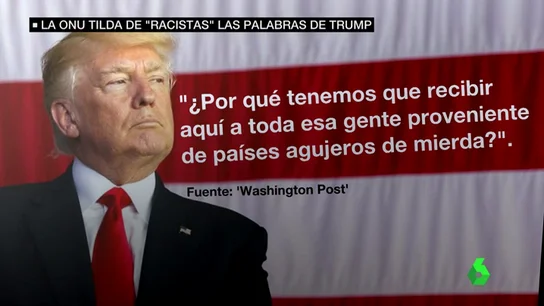 Trump, sobre los migrantes de El Salvador y Haití: "¿Por qué tenemos a gente de países de mierda viniendo aquí?" Trump, sobre los migrantes de El Salvador y Haití: "¿Por qué tenemos a gente de países de mierda viniendo aquí?"
