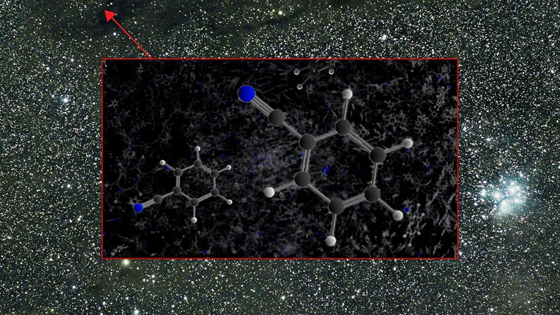 Detectan una nueva molecula aromatica en una gigantesca guarderia estelar