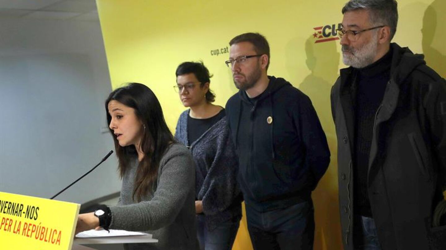 La diputada de la CUP, Maria Sirvent