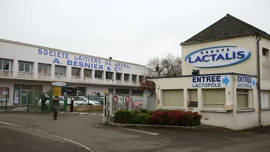 La fábrica de Lactalis en Francia La fábrica de Lactalis en Francia