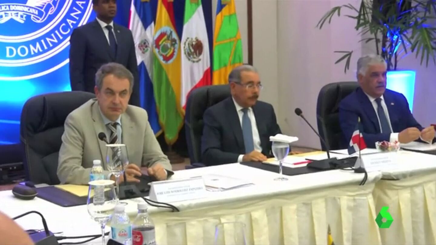 Reuni&oacute;n entre el Gobierno y la oposici&oacute;n venezolanos en Santo Domingo. 