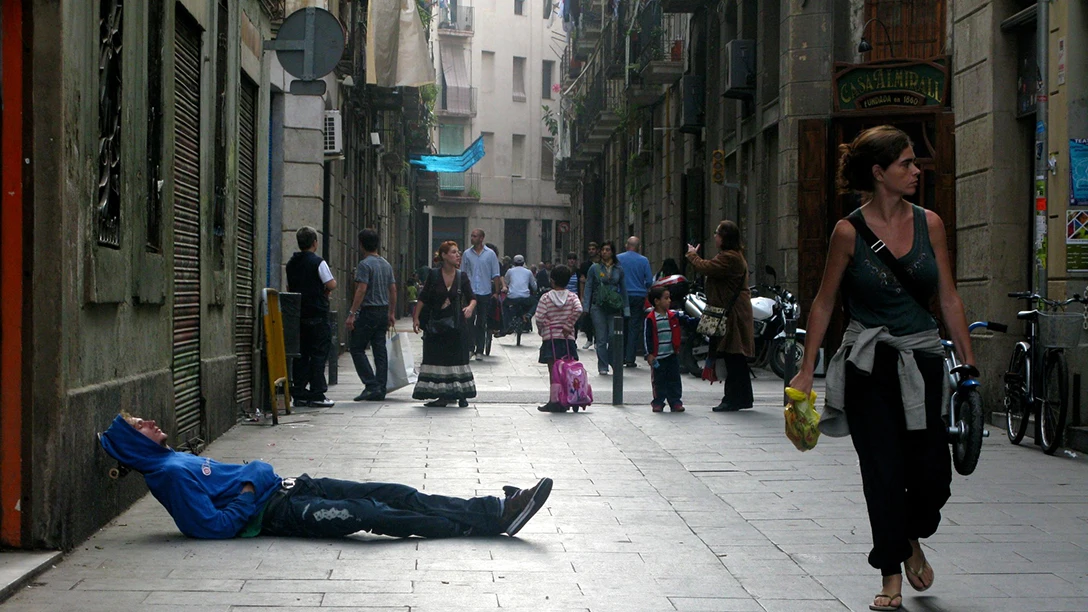 Barrio de El Raval, en Barcelona