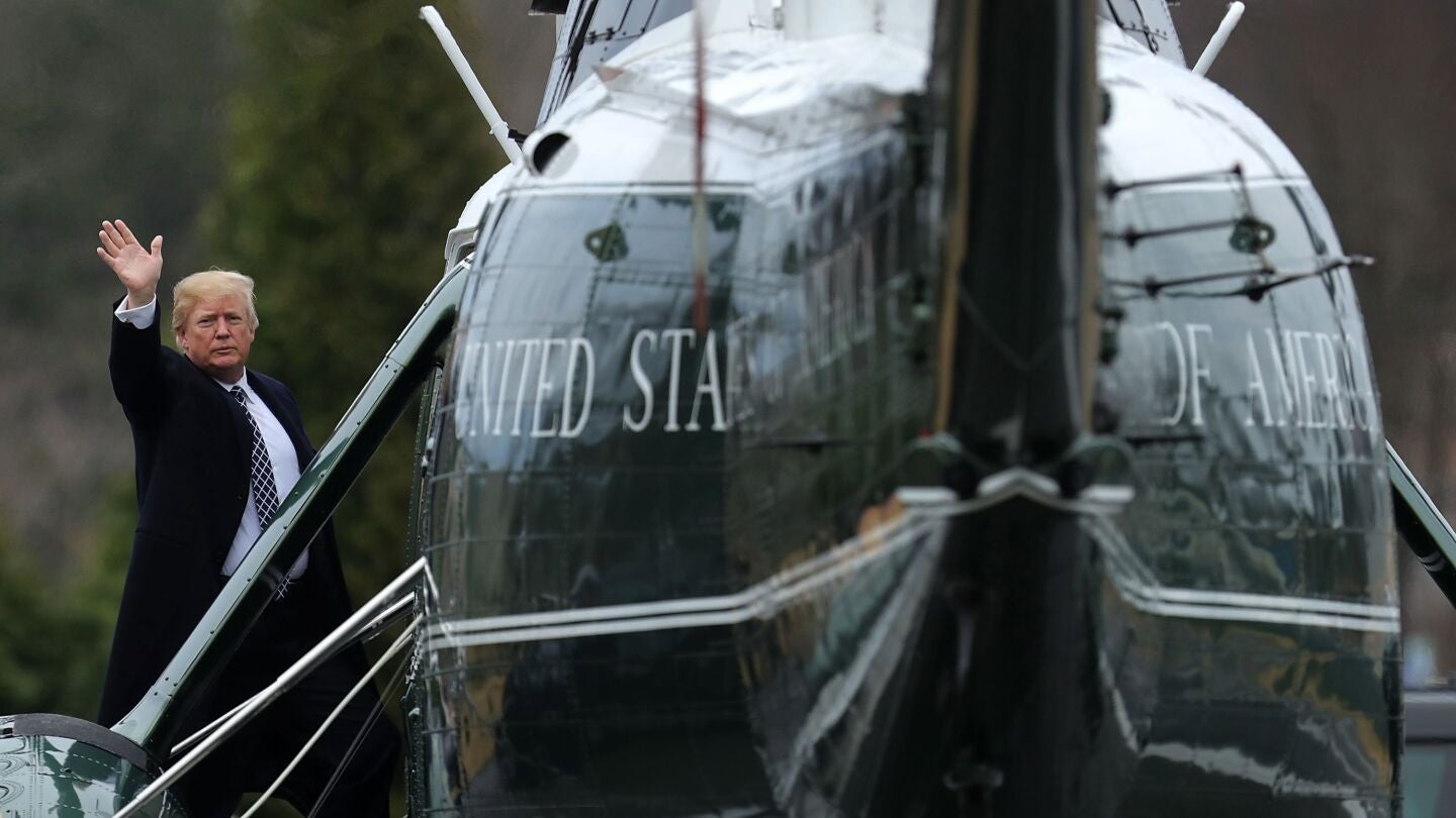 El presidente de EEUU, Donald Trump