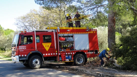 Servicio tarraconense de bomberos, en una imagen de archivo Servicio tarraconense de bomberos, en una imagen de archivo