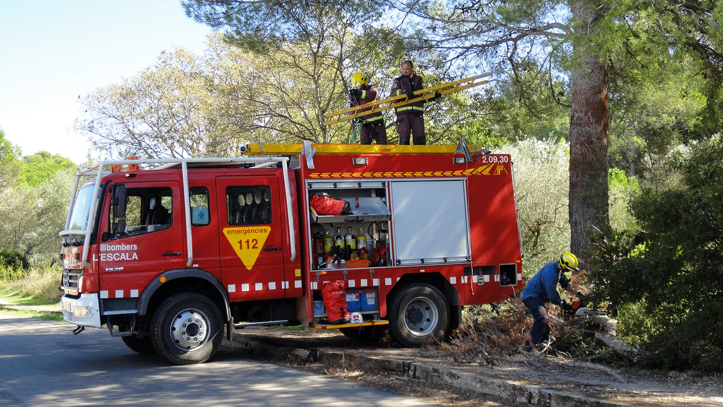 Servicio tarraconense de bomberos, en una imagen de archivo Servicio tarraconense de bomberos, en una imagen de archivo