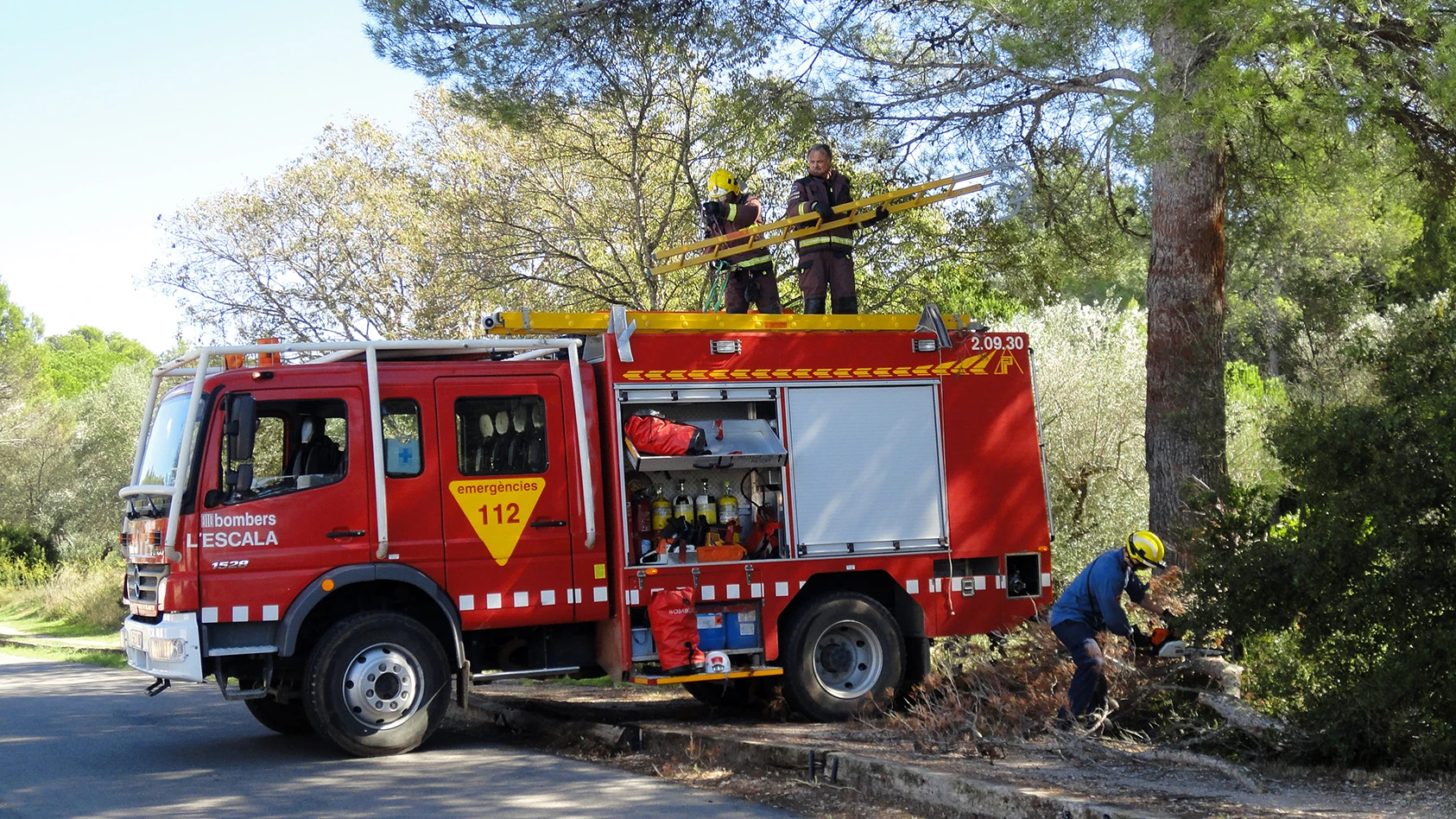 Servicio tarraconense de bomberos, en una imagen de archivo