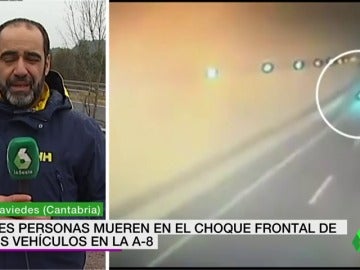 Mueren tres personas en Cantabria en una colisión con un turismo que circulaba en dirección contraria en la A-8 Mueren tres personas en Cantabria en una colisión con un turismo que circulaba en dirección contraria en la A-8