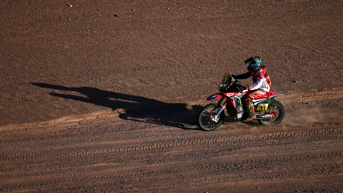 Joan Barreda, en el Dakar