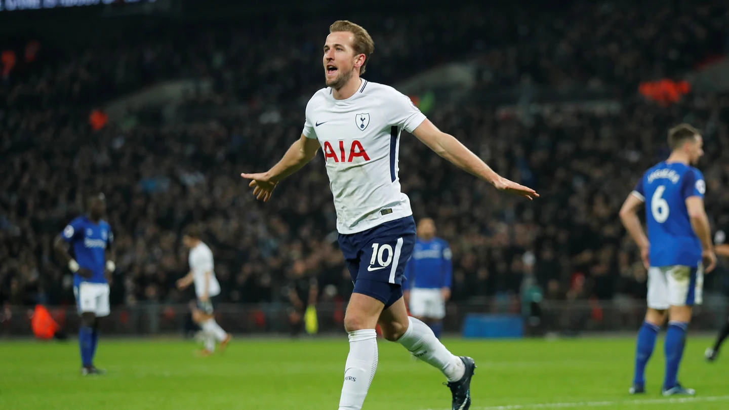 Kane celebrando un gol Kane celebrando un gol