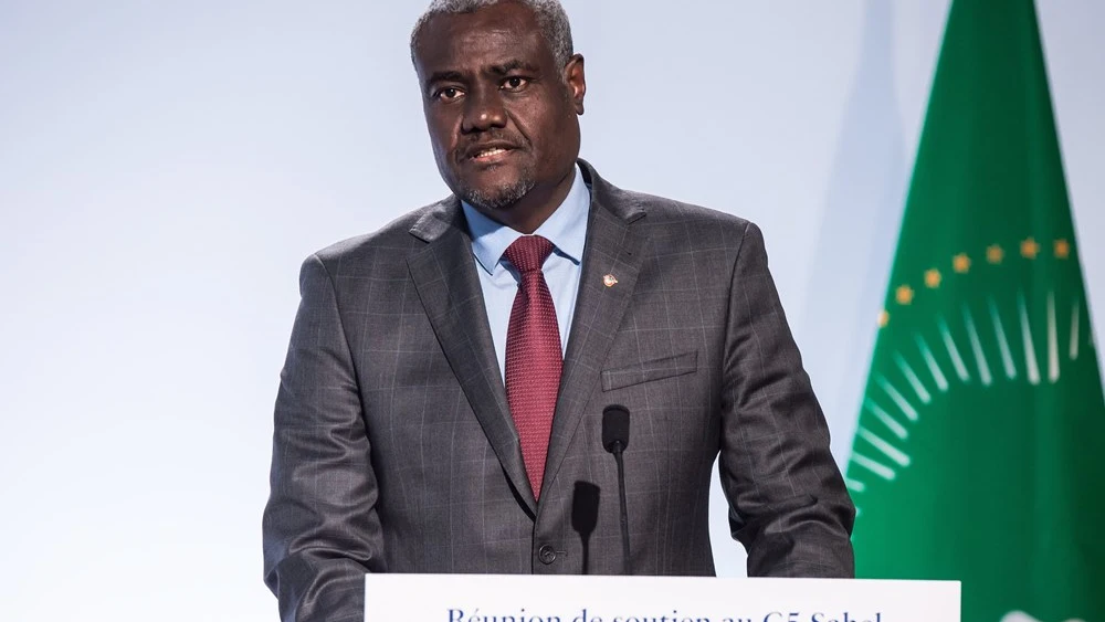 El Presidente de la Comisión de la Unión Africana, Moussa Faki Mahamat