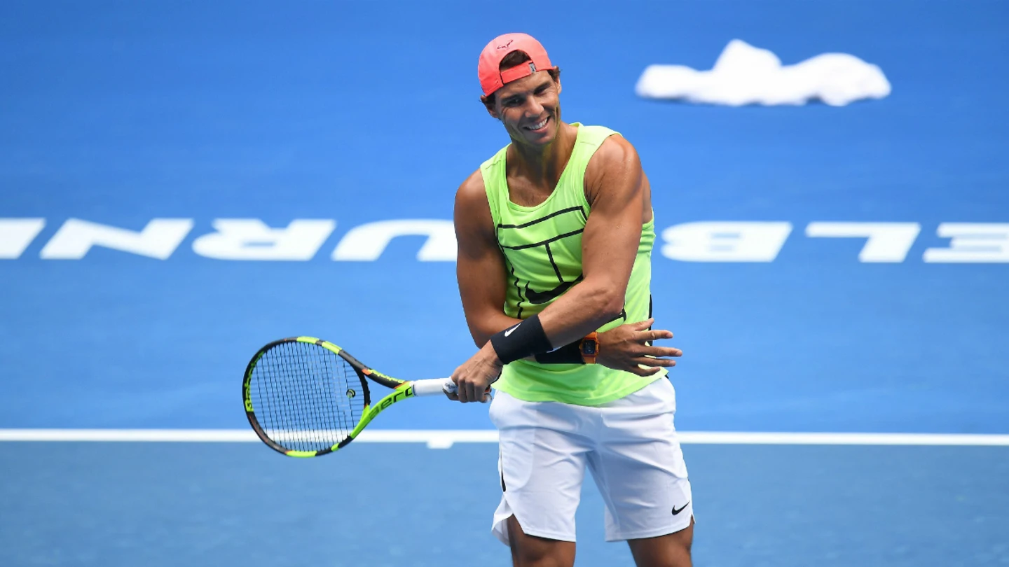 Rafa Nadal, en Australia Rafa Nadal, en Australia