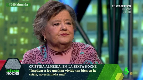 La abogada Cristina Almeida La abogada Cristina Almeida