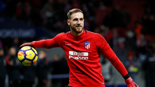 Oblak, con el Atlético Oblak, con el Atlético