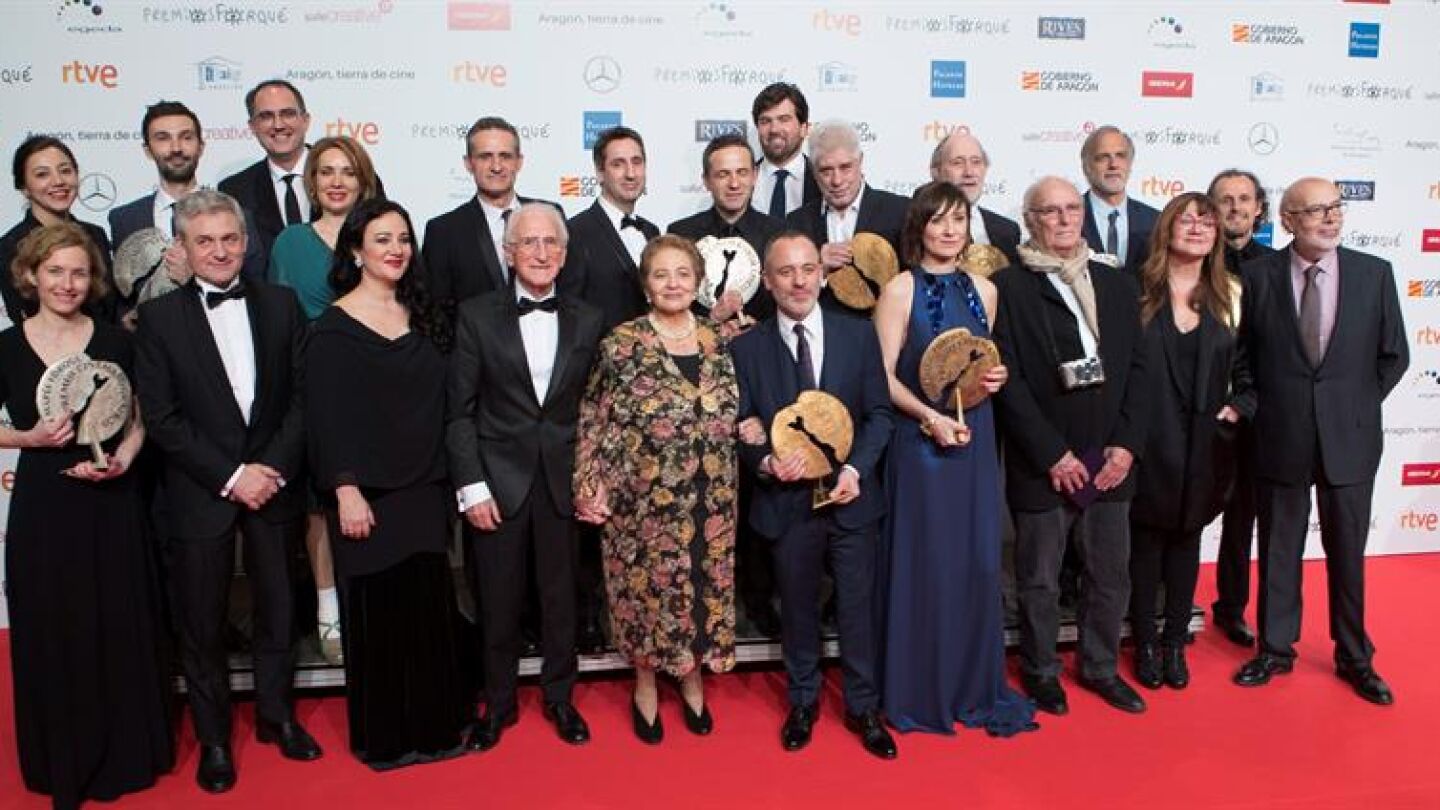 Premiados en la gala de entrega de la 23 edici&oacute;n de los Premios Forqu&eacute;,