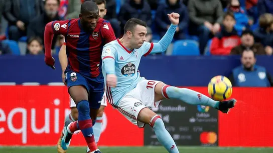 Jefferson Lerma y Iago Aspas Levante UD - Celta