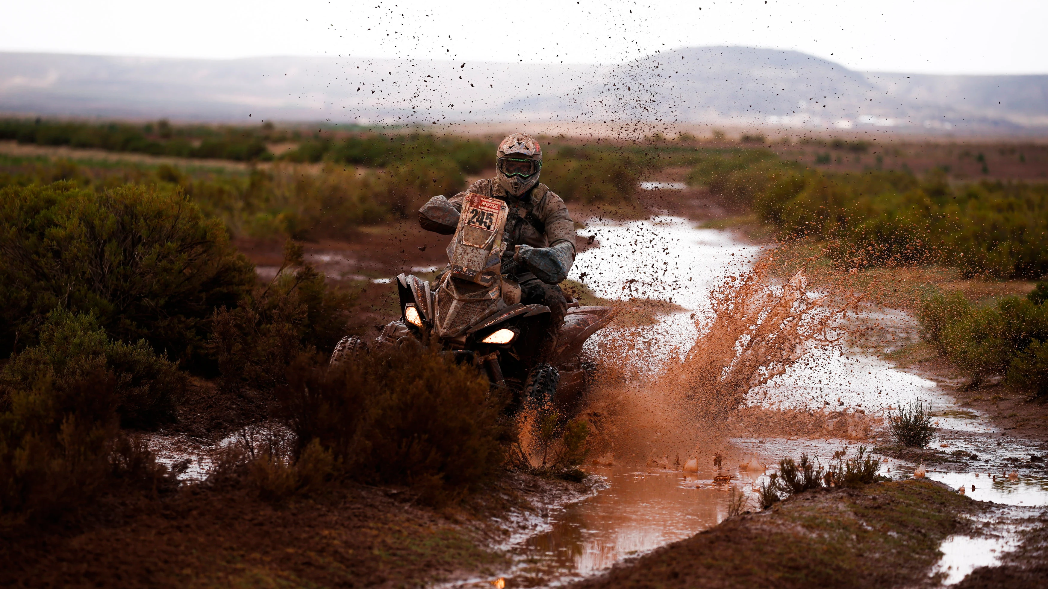 Durante una etapa del Dakar