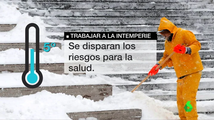 Aislarse con capas de ropa, guantes, gorro y hacer una pausa para calentarse: consejos para hacer frente al frío en los trabajos a la intemperie