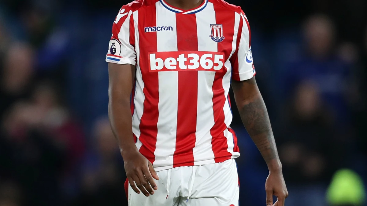 Berahino, con el Stoke Berahino, con el Stoke