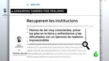 La carta que escribe Junqueras desde la cárcel