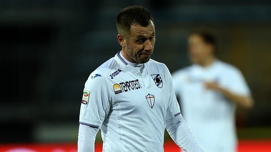 Cassano, con la Sampdoria Cassano, con la Sampdoria