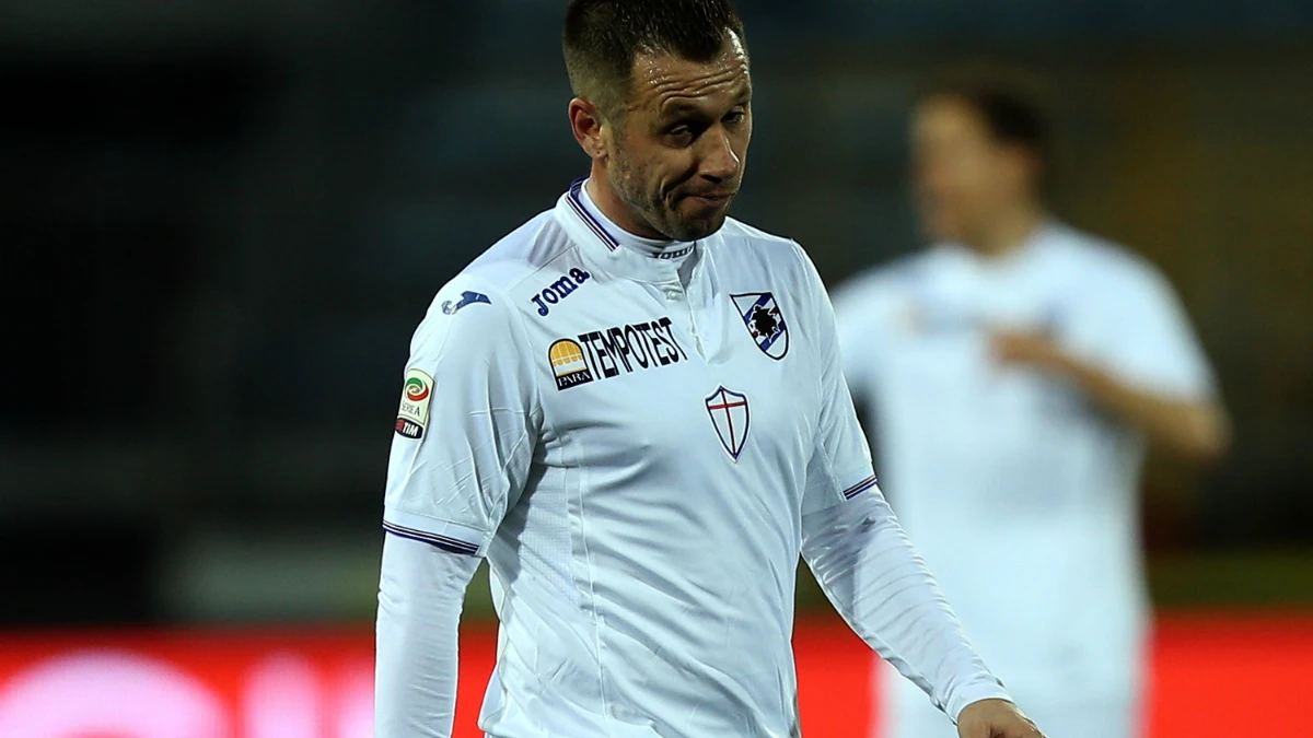 Cassano, con la Sampdoria