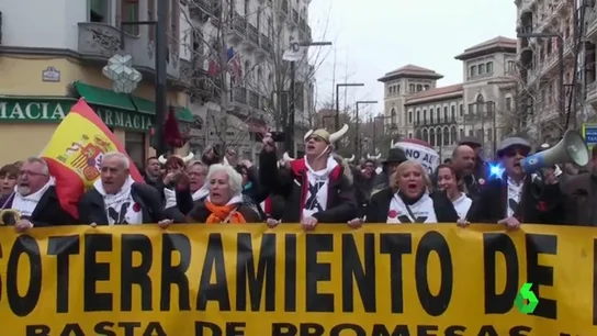 Concentración en Granada en contra del 'aislamiento ferroviario' Concentración en Granada en contra del 'aislamiento ferroviario'