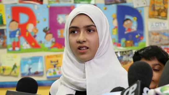 Khawlah Noman hablando de su agresión en Toronto Khawlah Noman hablando de su agresión en Toronto