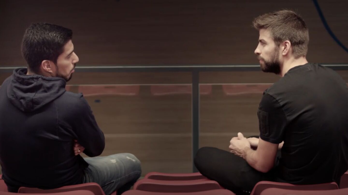 Piqu&eacute; entrevista a Luis Su&aacute;rez