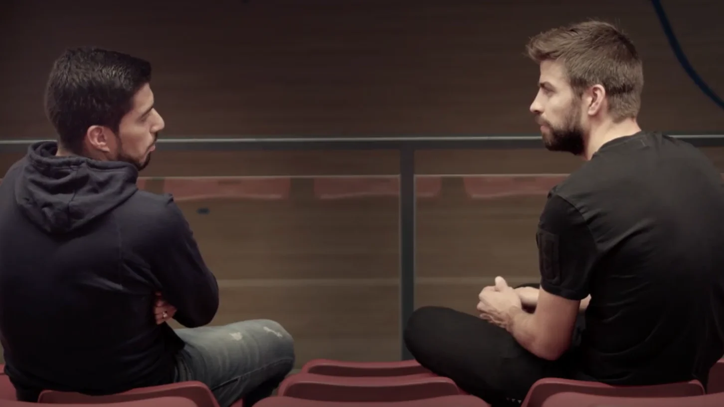 Piqué entrevista a Luis Suárez