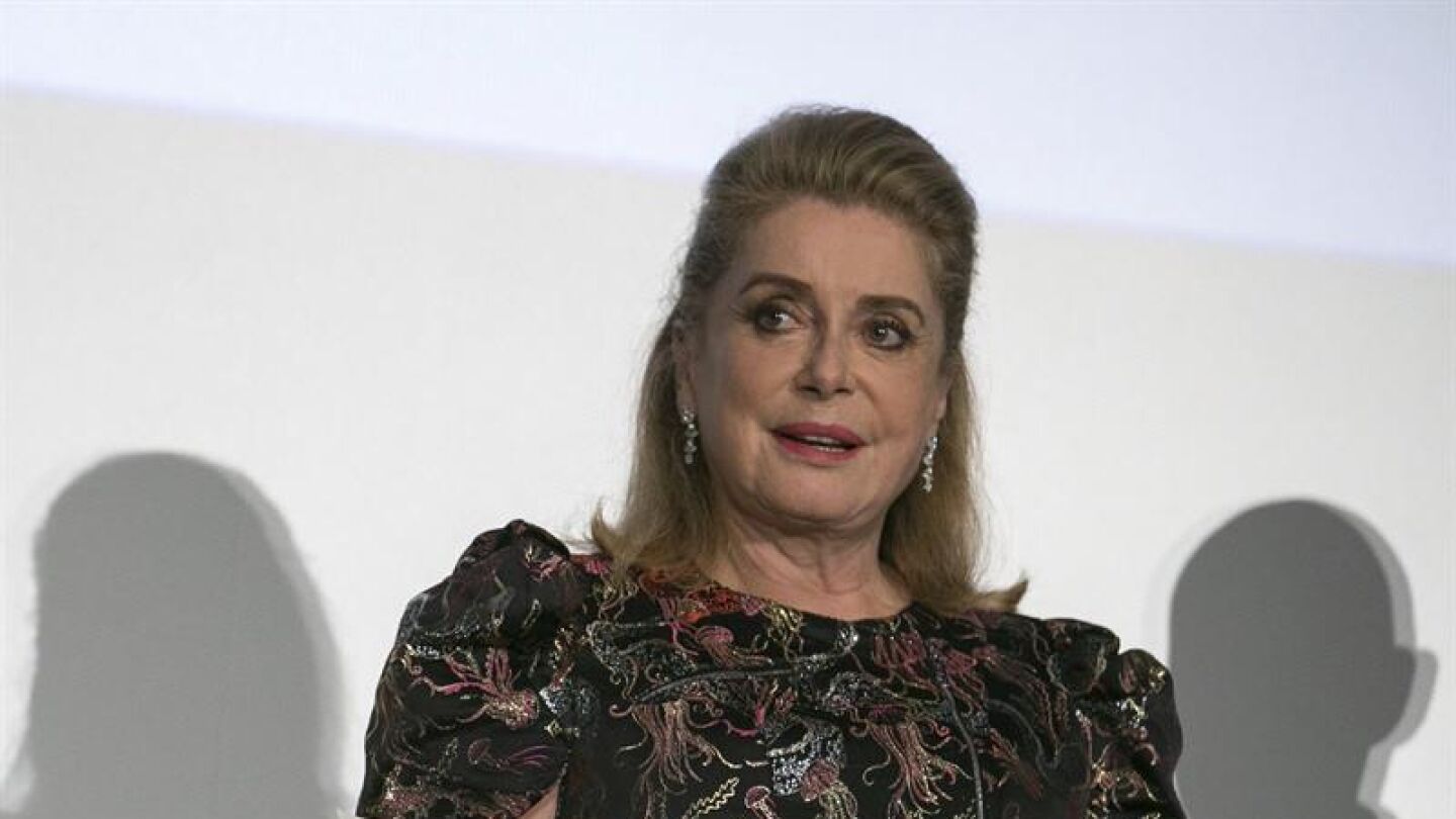 La actriz Catherine Deneuve