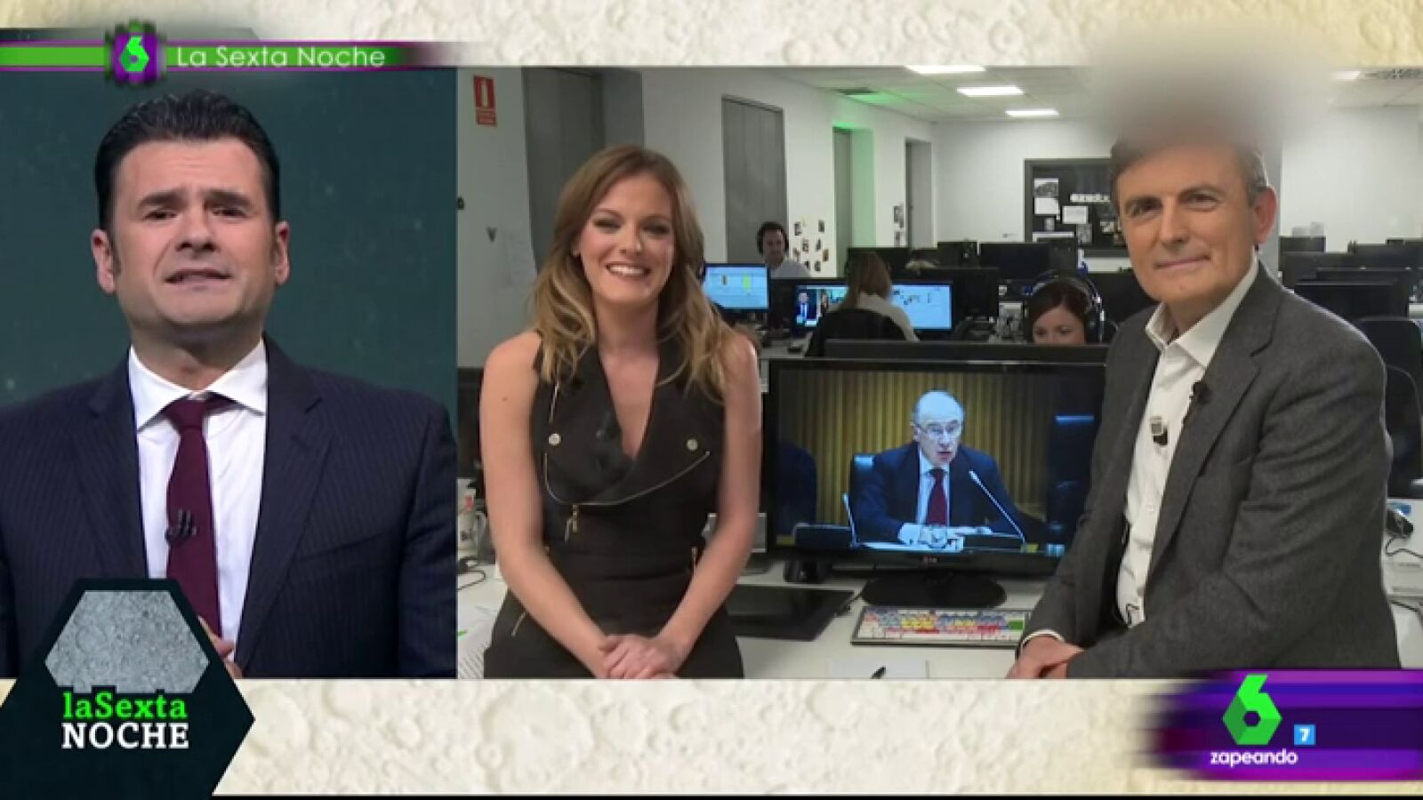 Frank Blanco, tras la reincorporaci&oacute;n de Andrea Ropero a laSexta Noche: "Os mandamos un abrazo muy grande a los orgullosos padres y al peque&ntilde;o lech&oacute;n" 