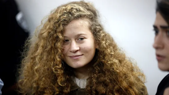 Ahed Tamimi, ante el tribunal militar Ahed Tamimi, ante el tribunal militar