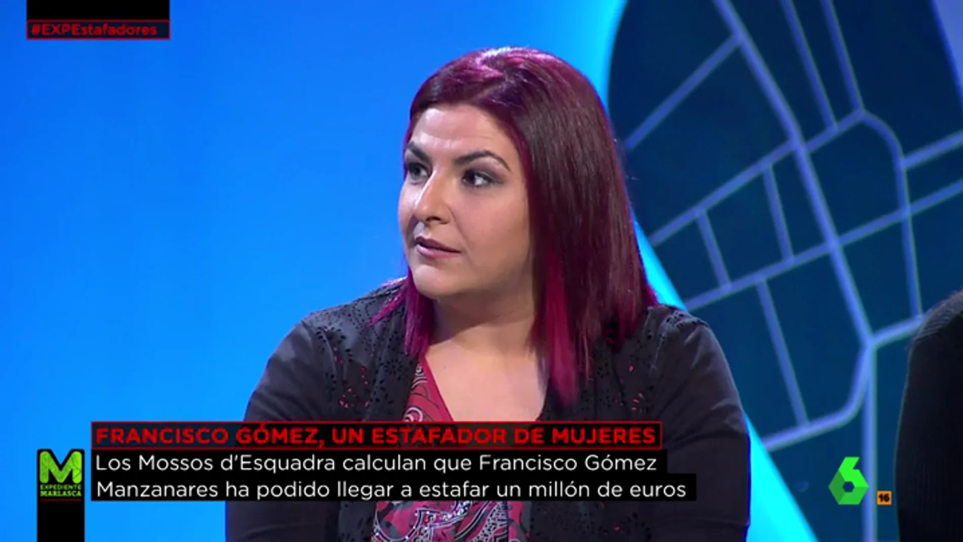 Rosana Macieira, víctima del estafador de mujeres Gómez Manzanares