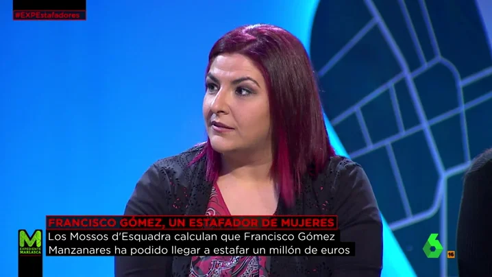 Rosana Macieira, víctima del estafador de mujeres Gómez Manzanares