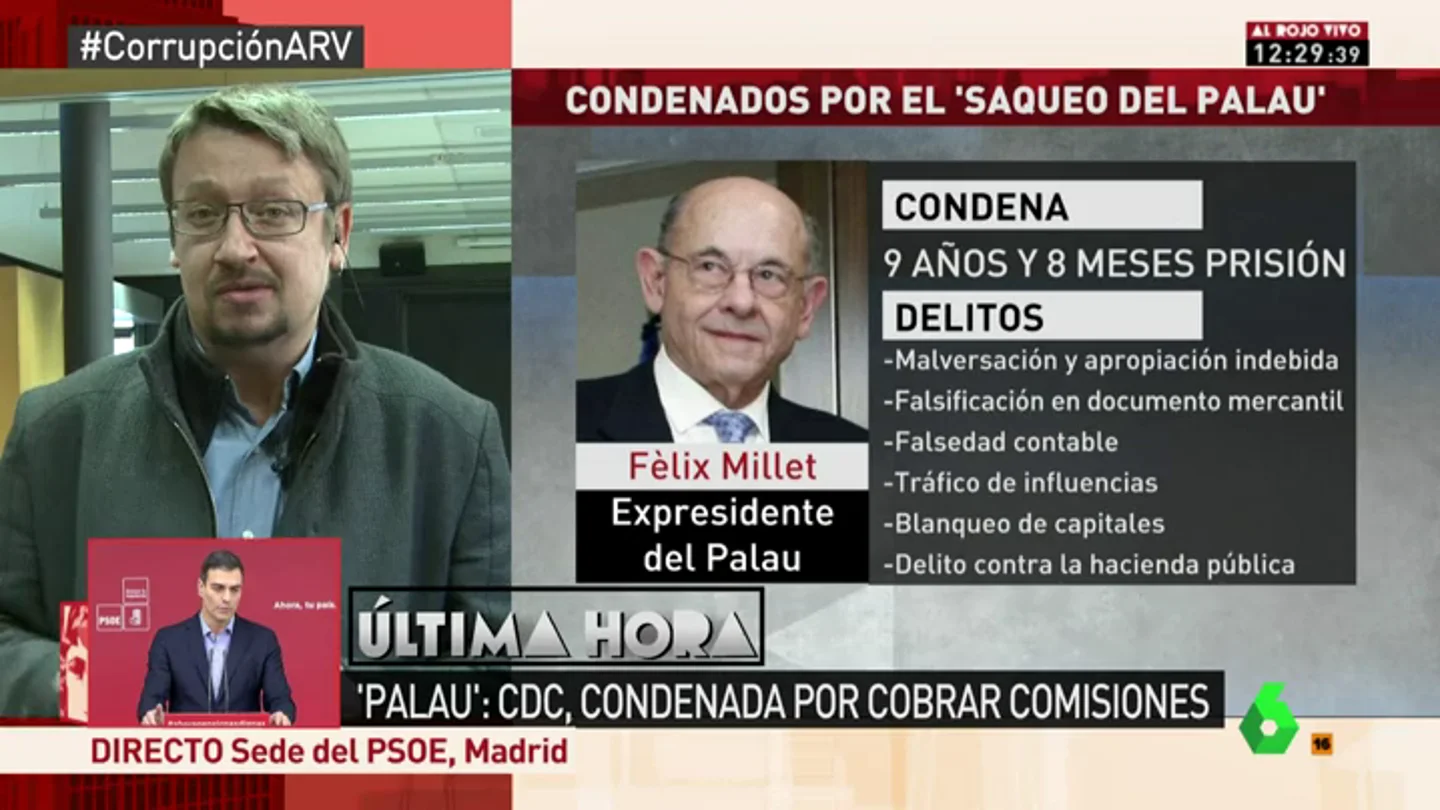 Xavier Domènech, en Al Rojo Vivo Xavier Domènech, en Al Rojo Vivo