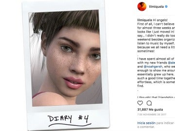 Miquela, avatar en Instagram Miquela, avatar en Instagram