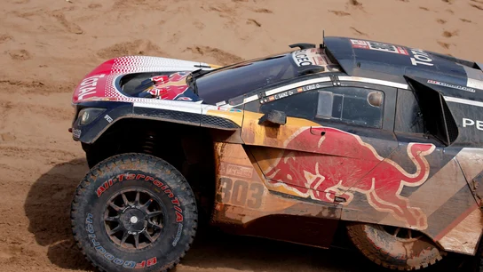 Carlos Sainz, durante el Dakar Carlos Sainz, durante el Dakar