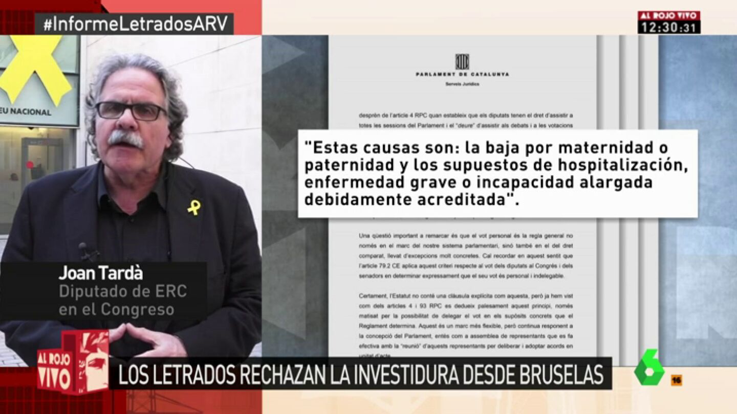Joan Tard&agrave;, en Al Rojo Vivo