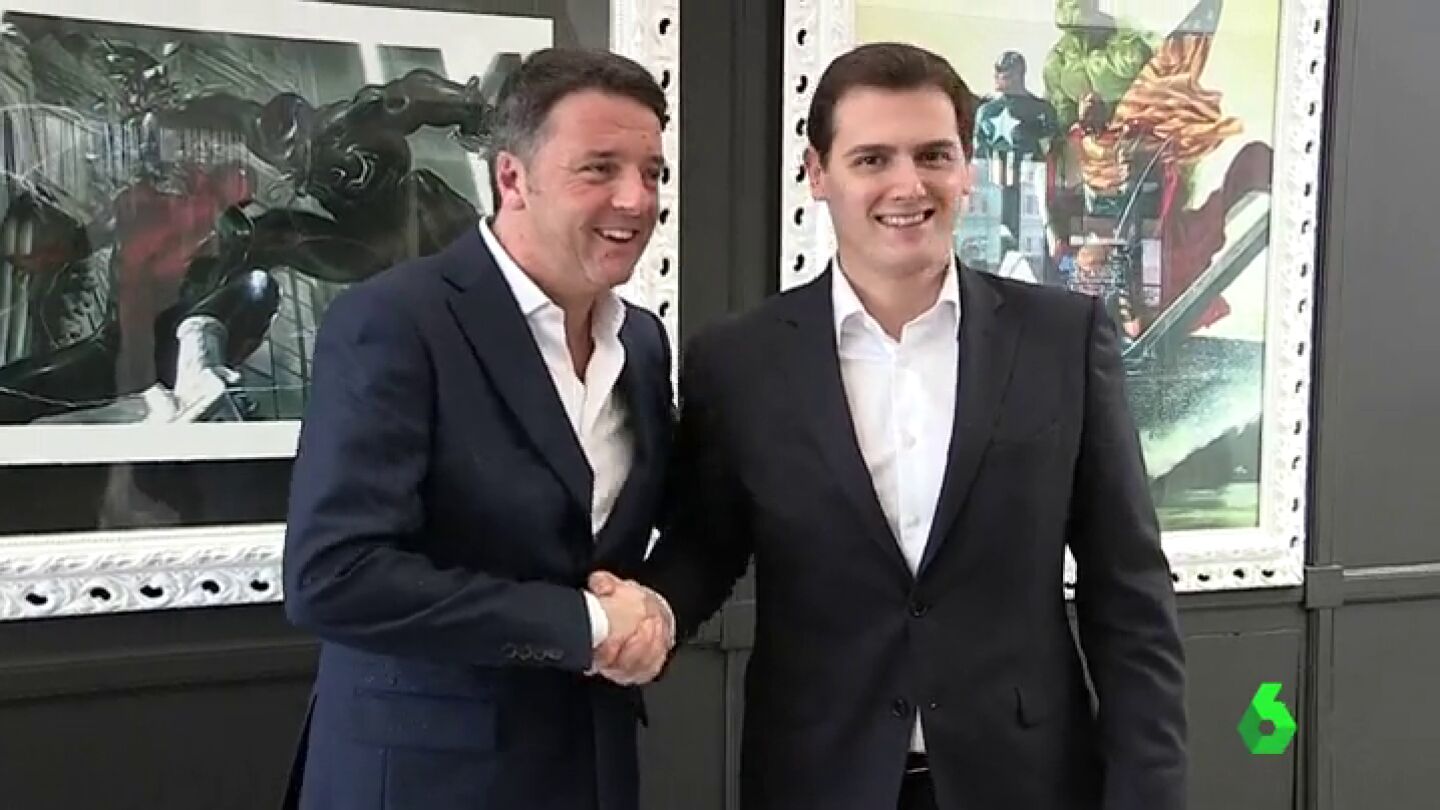 Rivera y Renzi se unen contra los nacionalismos en la Uni&oacute;n Europea