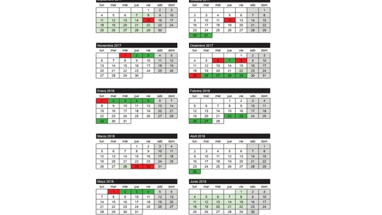 Calendario Escolar Cantabria 2017-2018 Calendario Escolar Cantabria 2017-2018