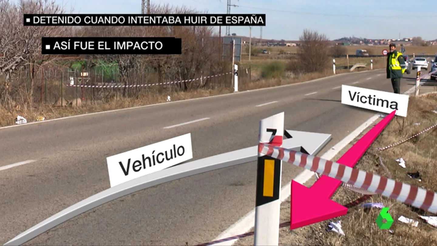 Un vecino que escuchó al autor del atropello en Fuente el Saz decir que había sido él y que huía de España posibilitó su detención Un vecino que escuchó al autor del atropello en Fuente el Saz decir que había sido él y que huía de España posibilitó su detención